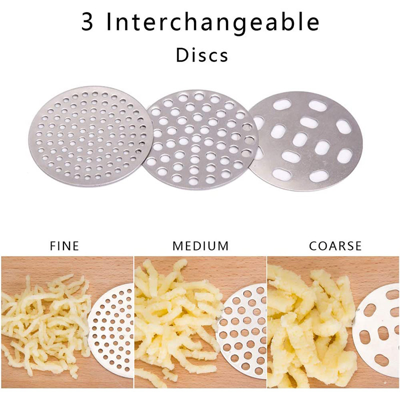 Kartulipurumasinad riismed Köök Roostevabast Terasest Survemudapüree Köögivilja-puuviljapressimasin Küüslaugupressi valmistamise tööriistad