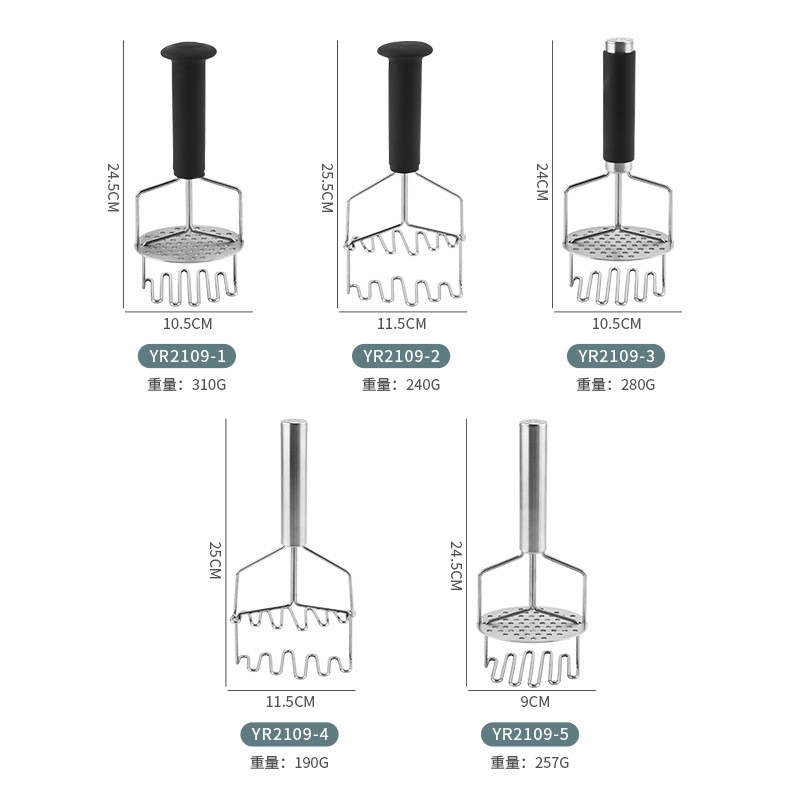 rozsdamentes acél burgonyatörő font burgonyapüré Európai divat préselt burgonya készülék