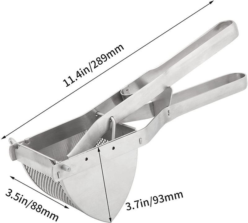 Preša za krumpir od nehrđajućeg čelika gnječilica za krumpir gnječilica za krumpir sokovnik za voće i limun nadjev za povrće