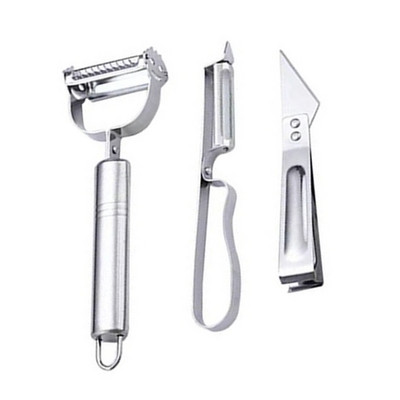 Rende za krumpir, krastavac, mrkvu od nehrđajućeg čelika Julienne Gulilica za povrće Gulilica za voće Dvostruka ribalica Kuhinjski gadget