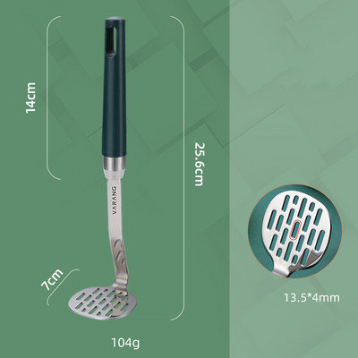 Mașină de zdrobire de cartofi din oțel inoxidabil 304 Mașină de zdrobit de alimente pentru fructe și legume Unelte de bucătărie Accesorii pentru gătit articole de bucătărie