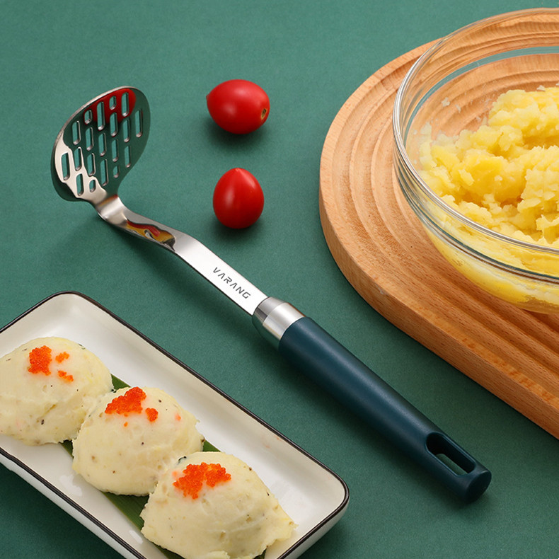 Mașină de zdrobire de cartofi din oțel inoxidabil 304 Mașină de zdrobit de alimente pentru fructe și legume Unelte de bucătărie Accesorii pentru gătit articole de bucătărie