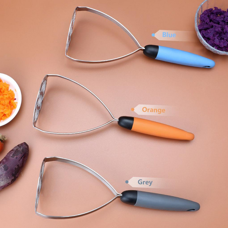 Konyhai burgonyanyomó csúszásmentes fogantyú Zöldségdaráló Bab bébiétel burgonyapüré nyomónyomógép rizs