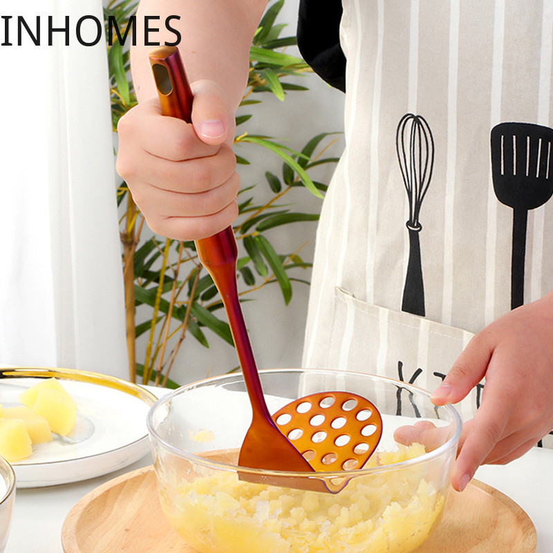 Dropshipping Mașină de zdrobire de cartofi din oțel inoxidabil, zdrobitor de fructe, legume, piure de usturoi, ustensile de bucătărie, instrumente pentru bebeluși