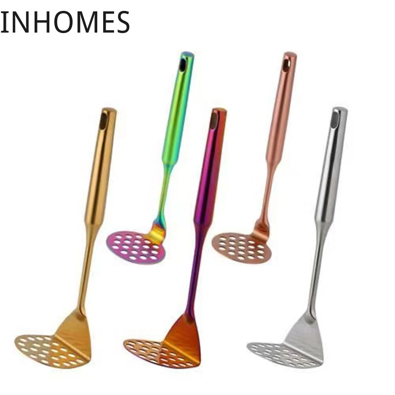 Dropshipping Mașină de zdrobire de cartofi din oțel inoxidabil, zdrobitor de fructe, legume, piure de usturoi, ustensile de bucătărie, instrumente pentru bebeluși