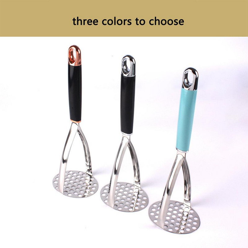 Mașină de zdrobire de cartofi Presă de cartofi din oțel inoxidabil Mașină de zdrobire pentru legume de uz casnic Accesorii utile de bucătărie Gadget-uri Instrumente