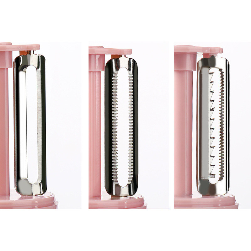 3 viename daugiafunkcis daržovių skustukas Bulvių morkų trintuvas agurkas morkas vaisių pjaustyklė Julienne skustukas česnakų smulkintuvo virtuvės komplektas