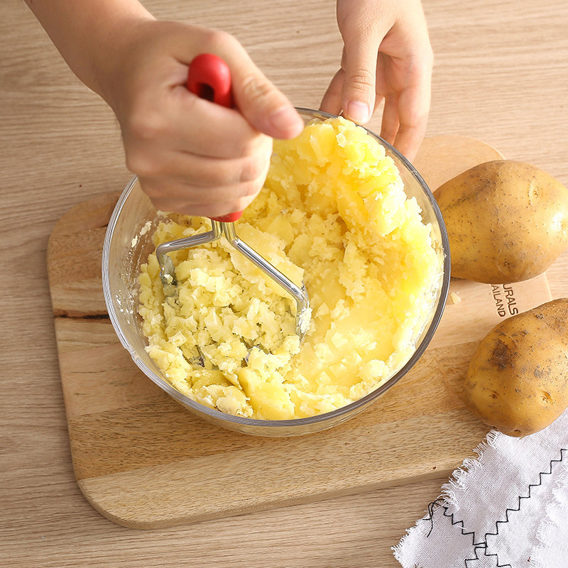 Aparat de zdrobire de cartofi presați Piure de orez Producător de suc Aparat de împingere a cartofii Piure neted de zdrobire de cartofi Instrumente pentru fructe