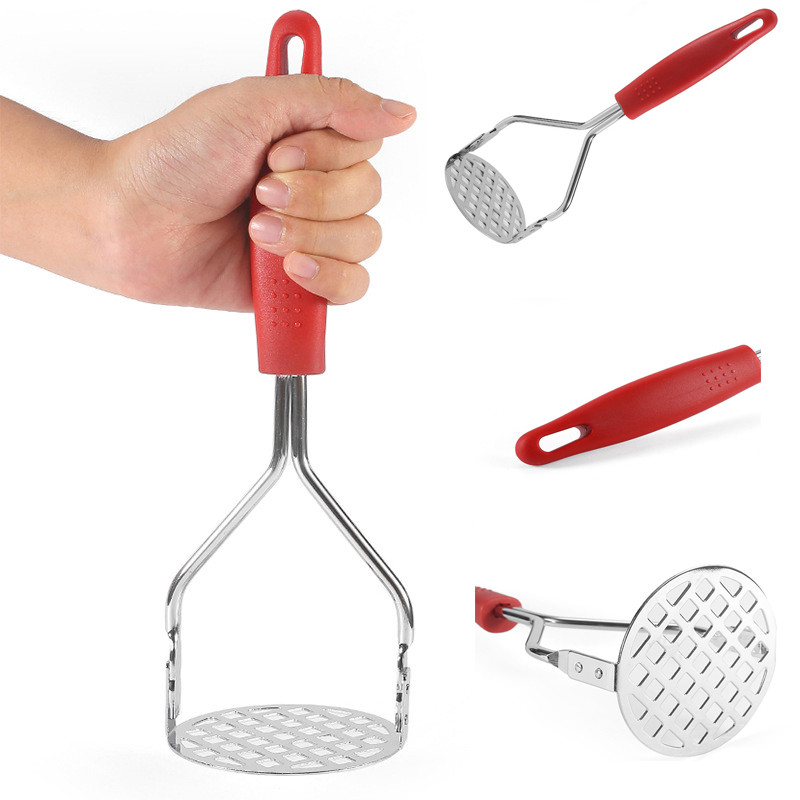 Aparat de zdrobire de cartofi presați Piure de orez Producător de suc Aparat de împingere a cartofii Piure neted de zdrobire de cartofi Instrumente pentru fructe