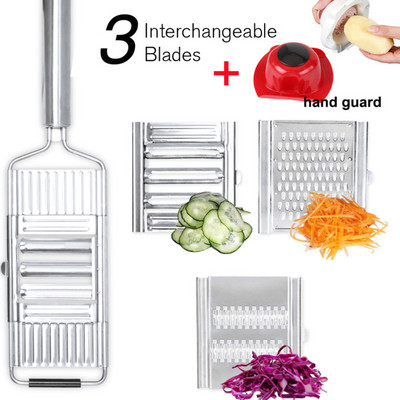 Rezač ribež Višenamjenski rezač od nehrđajućeg čelika Uklonjivi nož za rezanje Gulilica za povrće i voće Pribor za kuhinjske alate