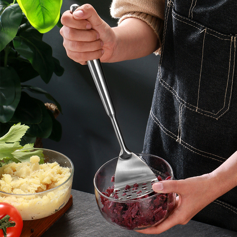 Rozsdamentes acél préselt burgonyatörő rizs saláták püré aprító lényomó zöldséggyümölcs zúzó Konyhai eszközök Kiegészítők