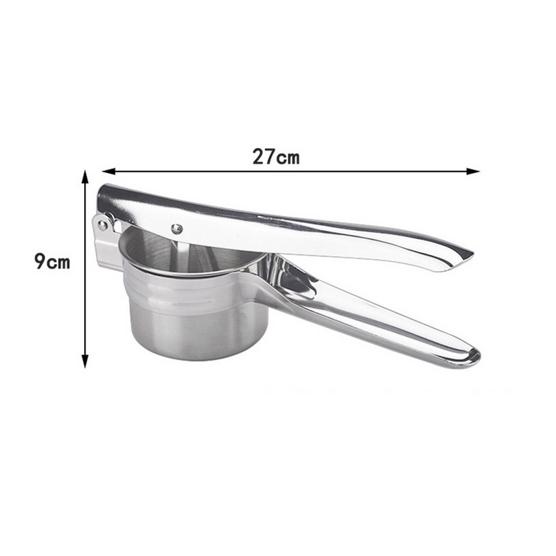 Gnječilica za krumpir od nehrđajućeg čelika, gnječilica za krumpir za teške uvjete rada, za dječju hranu, sokovnik za voće i povrće