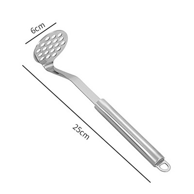 Mașină de zdrobire de cartofi din oțel inoxidabil Mașină de zdrobire pentru piure Mașină de zdrobire de cartofi Aparat de zdrobire netedă pentru piure de cartofi Gadget de bucătărie pentru gătit