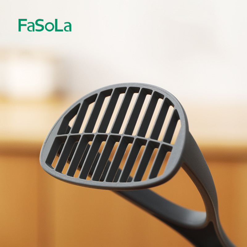 „FaSoLa“ plastikinės bulvių grūstuvės Geriausias virtuvės įrankis Bulvių smulkintuvas maistui Moliūgų ir daržovių virtuvės gaminimo įtaisas