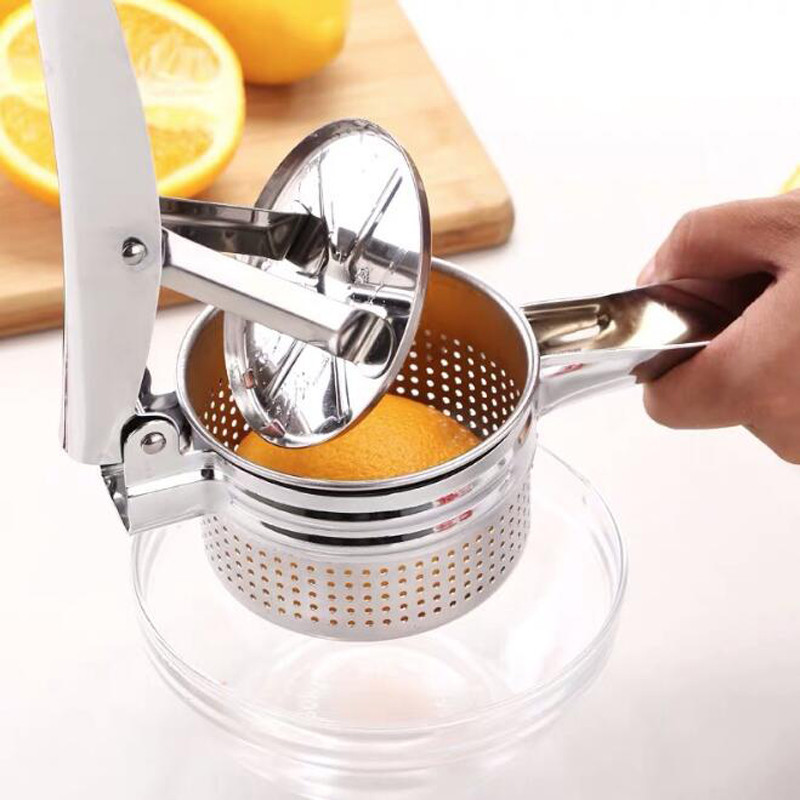 Rižnica za krumpir od nehrđajućeg čelika s 3 izmjenjiva diska za usitnjavanje, alat za pravljenje pirea od krumpira