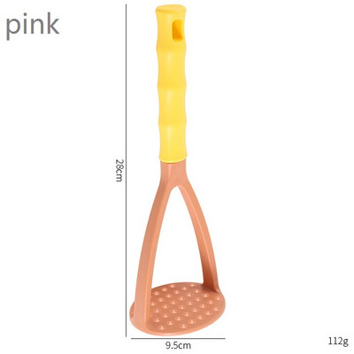 Burgonyanyomó, Nylon burgonyanyomó, tapadásmentes edényekhez, főzéshez és konyhai eszközökhöz biztonságos, sárgarépa sütőtök iszapnyomó gép