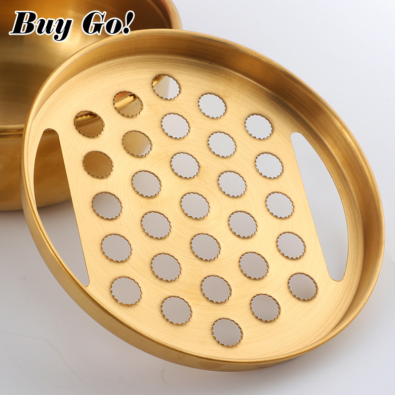 Kézi burgonya háztartási rozsdamentes acél ételdaráló tál zöldség salátafeldolgozó turmixgép mixer arany konyhai edények