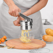 Concasor de presă din oțel inoxidabil 3 în 1 pentru zdrobire de cartofi, zdrobitor de fructe, bucătărie, unealtă multifuncțională pentru legume, gadget, stoarcetor de lămâie