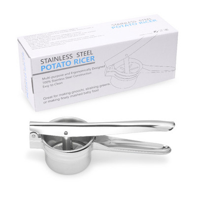 Concasor de presă din oțel inoxidabil 3 în 1 pentru zdrobire de cartofi, zdrobitor de fructe, bucătărie, unealtă multifuncțională pentru legume, gadget, stoarcetor de lămâie