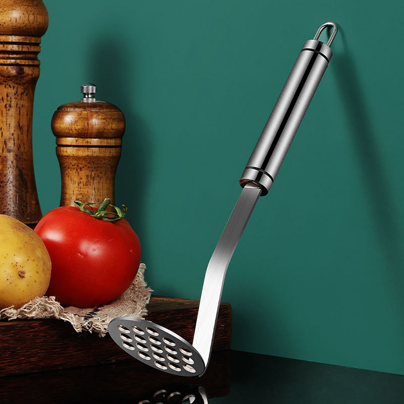 Piure de piure de cartofi Instrument manual de nămol din oțel inoxidabil pentru fructe, roșii, chips de cartofi, tăietor de noroi, unelte de bucătărie pentru fructe și legume