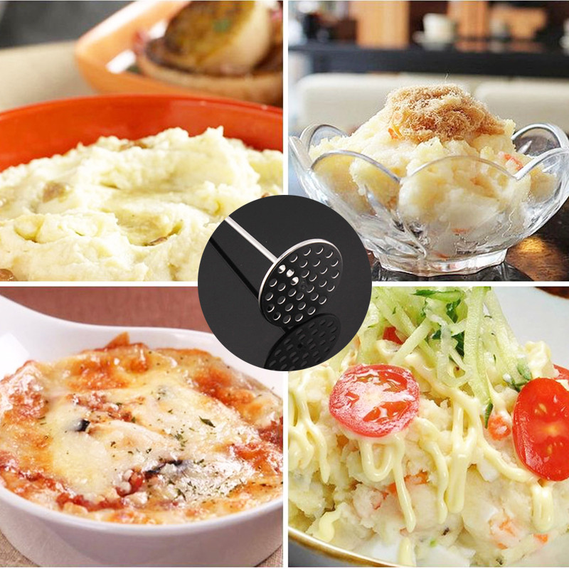 1 buc. Presă de cartofi din oțel inoxidabil, unelte de presat pentru piure de cartofi, instrumente robuste din oțel inoxidabil, unelte de presare pentru cartofi