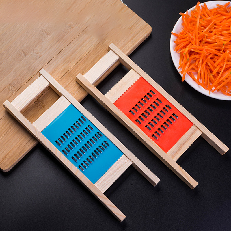 Răzătoare din lemn pentru cartofi Castraveți Mașină de tăiat legume Salată Tocător de bucătărie Tocător de brânză Tocător de morcovi Răzătoare de cartofi Cutter de prăjire