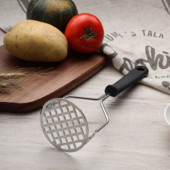 Nerūdijančio plieno bulvių preso rankinis bulvių česnako presas bulvių grūstuvas Bulvių smulkintuvas vaisių mašina virtuvės įtaisas