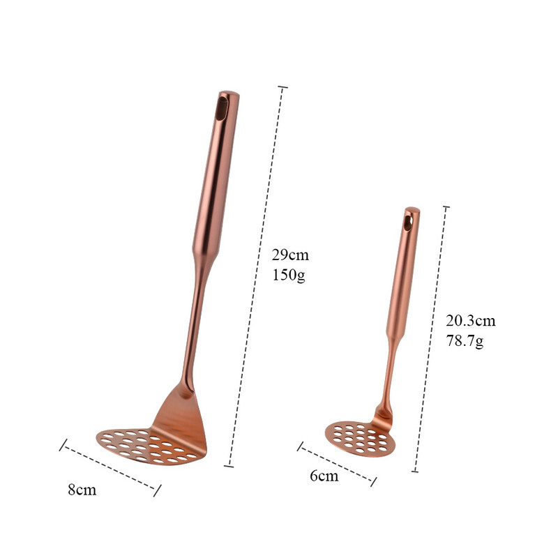 1 vnt Bulvių preso purvo nerūdijančio plieno smulkintuvas Bulvių košės presuotas įrankis Vaisių košės smulkintuvas Daržovių virtuvės įrankių priedas