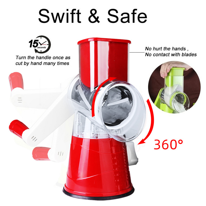 Zöldségvágó kézi mandolinos szeletelő sajtreszelő növényi élelmiszer aprítógéphez, aprító káposzta konyhai eszközökhöz