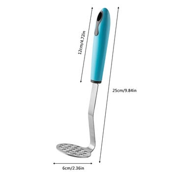 Машина за смачкване на картофи от неръждаема стомана Машина за смачкване на картофи от неръждаема стомана Ръчни инструменти Машини за смачкване на сладки картофи, идеални за картофено пюре