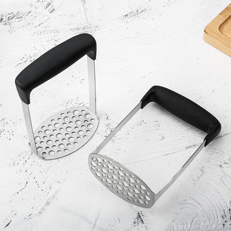 Bulvių grūstuvės presui atsparus smulkintuvas Namų virtuvė Nerūdijančio plieno daržovių bulvių trintuvas vaisinių daržovių įrankiai