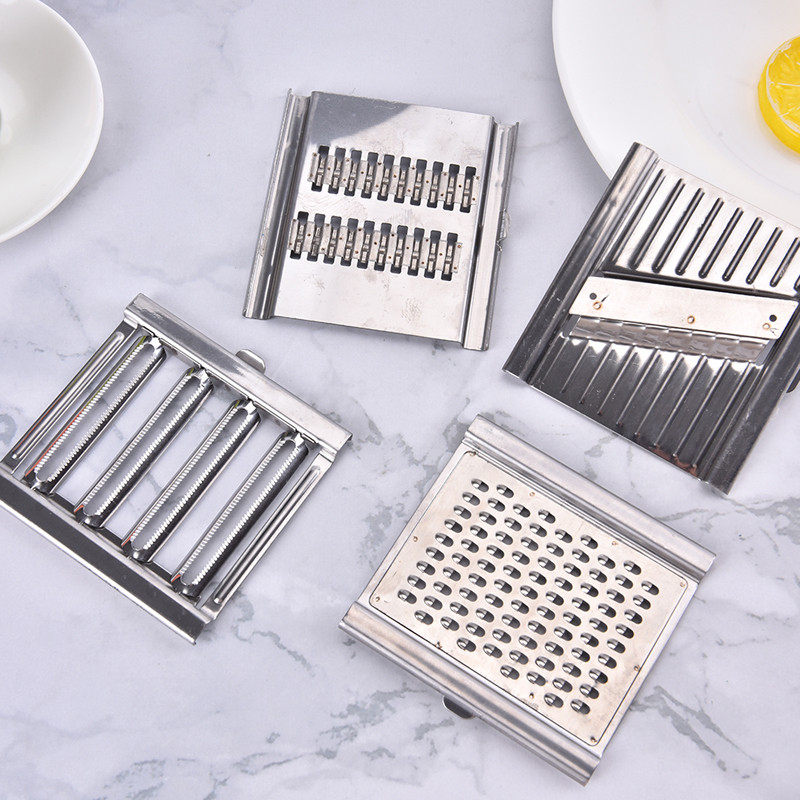 Sjeckalica i rezač od nehrđajućeg čelika od 1/3/4 komada Rezač za povrće i voće Ribelica za guljenje 3 u 1 višenamjenski kuhinjski alat za kuhanje