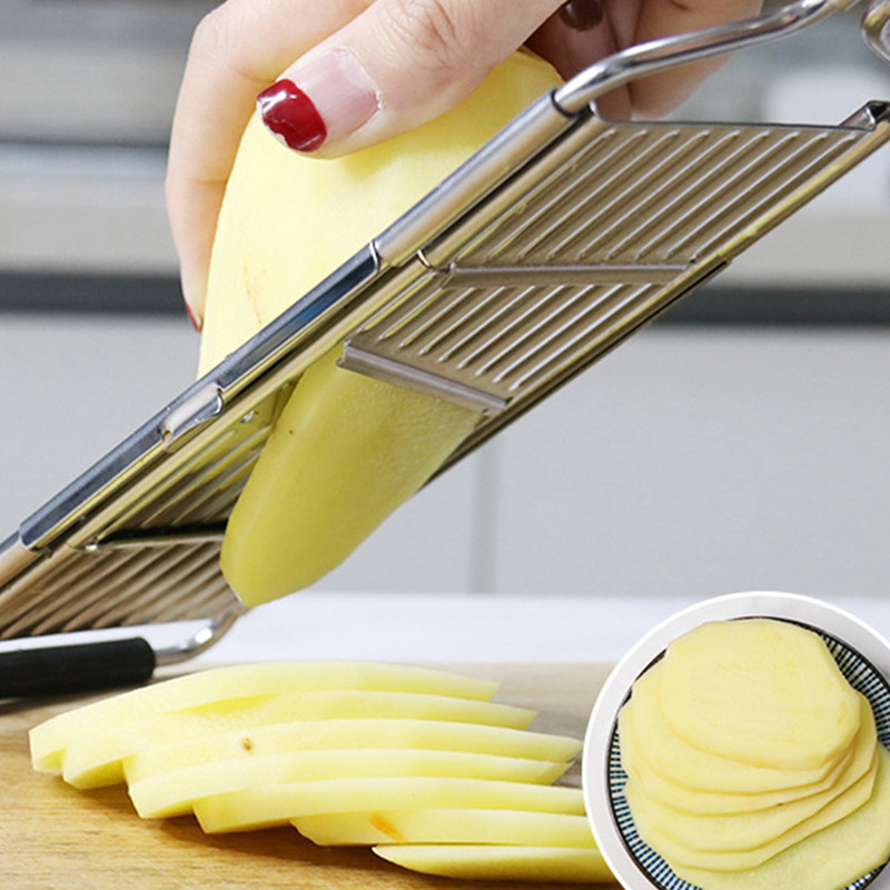 Sjeckalica i rezač od nehrđajućeg čelika od 1/3/4 komada Rezač za povrće i voće Ribelica za guljenje 3 u 1 višenamjenski kuhinjski alat za kuhanje