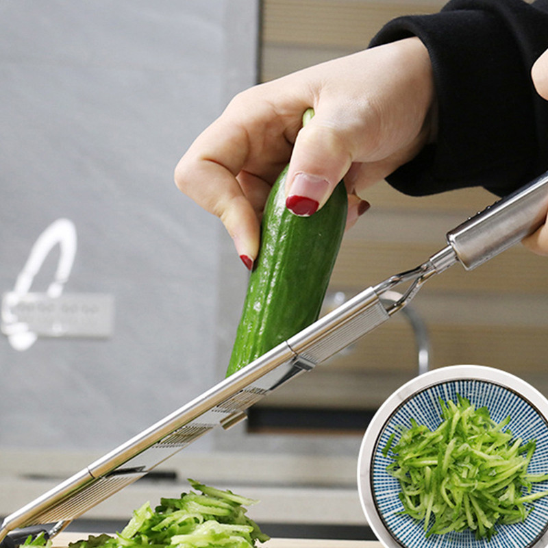 Sjeckalica i rezač od nehrđajućeg čelika od 1/3/4 komada Rezač za povrće i voće Ribelica za guljenje 3 u 1 višenamjenski kuhinjski alat za kuhanje