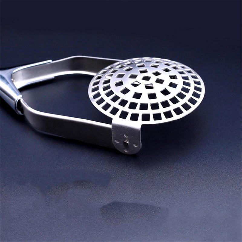 Rozsdamentes acél burgonyanyomó Kényelmes és tartós háztartási gyümölcsléfőző burgonyanyomó konyhai kiegészítők