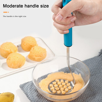 Ανοξείδωτος χάλυβας Potato Mud Pressure Mashers Garlic Mud Pressure Puree Tool for Fruit Vegetable Kitchen Gadgets