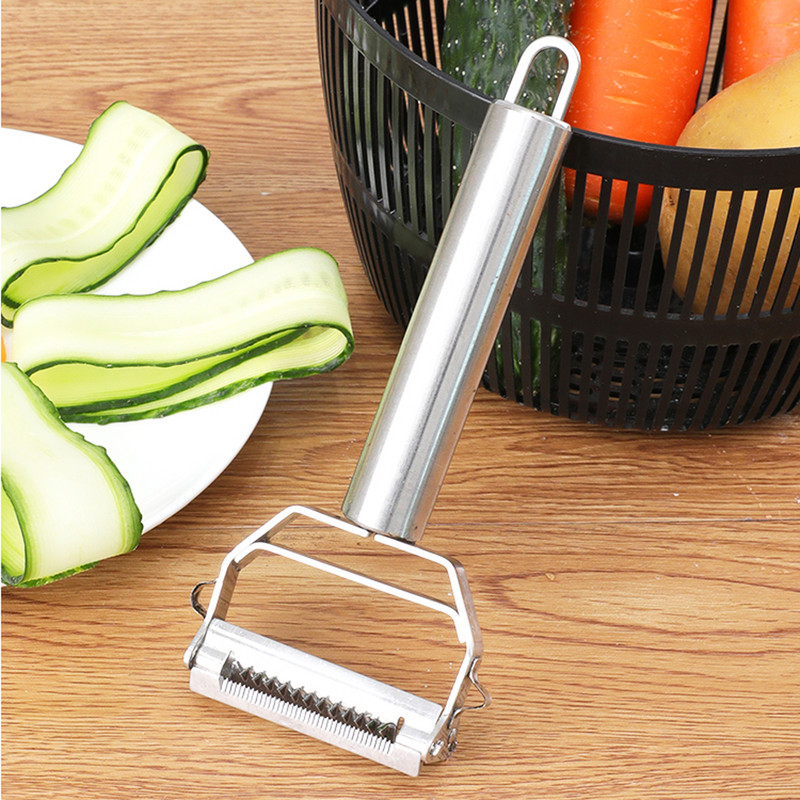 Daugiafunkcis daržovių skustukas Bulvių morkų nerūdijančio plieno trintuvas Agurkų morkų vaisių pjaustytuvas Julienne skustuvas Virtuvės įrankis