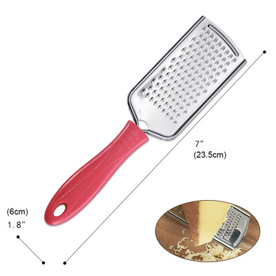 1 komad od nehrđajućeg čelika Premium Lemon Spice Cheese Graters Slicer Zester Shaver Rende for Coleslaw Chocolate