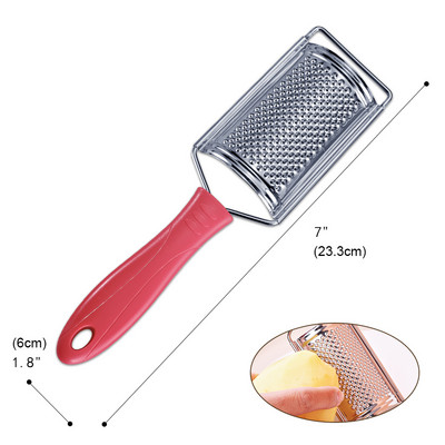 1 komad od nehrđajućeg čelika Premium Lemon Spice Cheese Graters Slicer Zester Shaver Rende for Coleslaw Chocolate