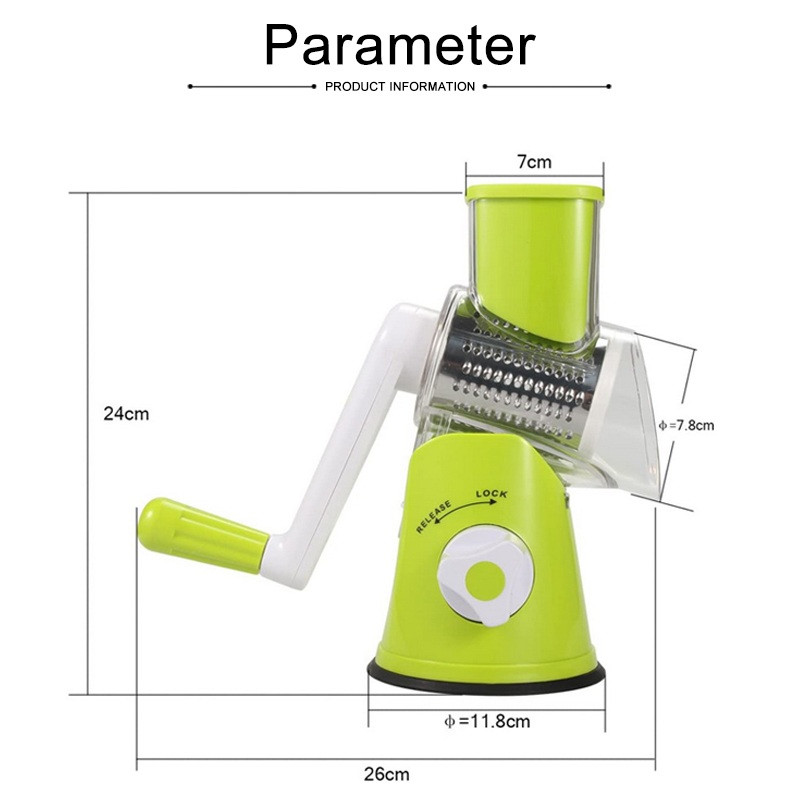 Rezač povrća Ručni kuhinjski dodaci Ribelica za Rezač povrća Okrugla sjeckalica Mandolina Sjeckalica za krumpir Alati za dom
