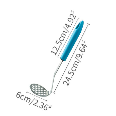Gnječilica za krumpir od nehrđajućeg čelika Ljubičasta kućanska gnječilica za krumpir Dodatna gnječilica za bebe Kuhinjski dodaci Alati za kuhanje