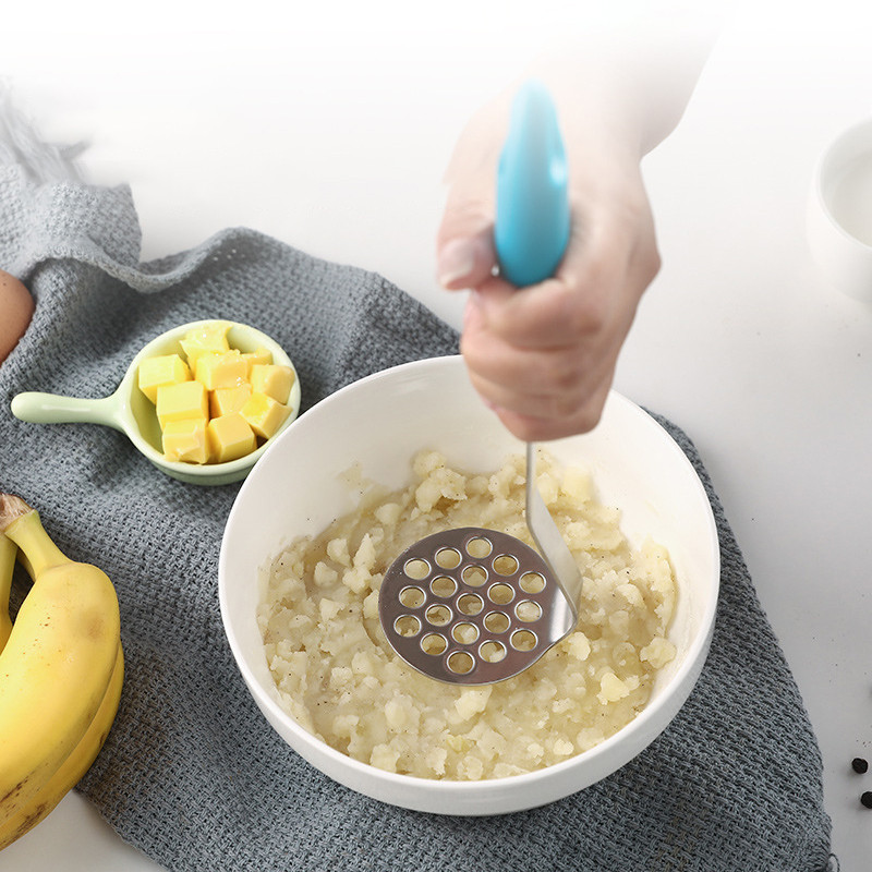 Gnječilica za krumpir od nehrđajućeg čelika Ljubičasta kućanska gnječilica za krumpir Dodatna gnječilica za bebe Kuhinjski dodaci Alati za kuhanje