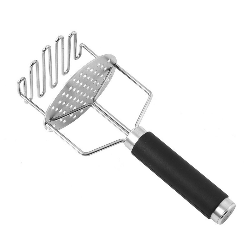 Dvoslojna preša za krumpir od nehrđajućeg čelika, koja se može uvući, kućanska gnječilica za povrće, gnječilica za krumpir, dodatak dječjoj hrani, kuhinjski alat