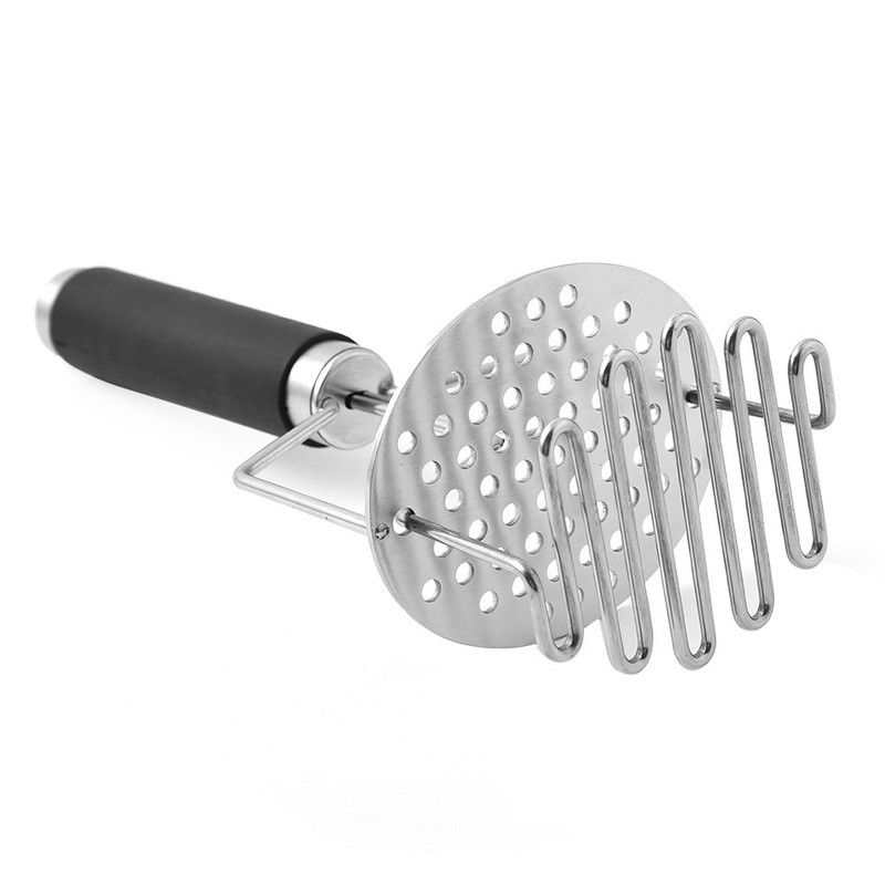 Dvoslojna preša za krumpir od nehrđajućeg čelika, koja se može uvući, kućanska gnječilica za povrće, gnječilica za krumpir, dodatak dječjoj hrani, kuhinjski alat