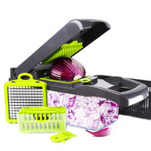 Tocător ceapă răzătoare multiplă pentru tăietor de legume Concasor de alimente Tăiător de bucătărie Tocător manual de varză Mandolină Accesorii pentru casă