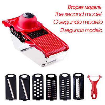 Tocător ceapă răzătoare multiplă pentru tăietor de legume Concasor de alimente Tăiător de bucătărie Tocător manual de varză Mandolină Accesorii pentru casă