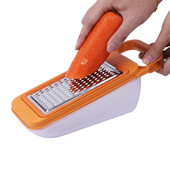 1 készlet Zöldségszeletelő Konyhai kütyük Hordozható gyümölcs-zöldség szerszámok Többfunkciós műanyag burgonyareszelő Zöldségvágó