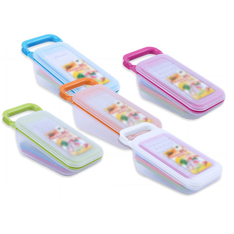 1 készlet Zöldségszeletelő Konyhai kütyük Hordozható gyümölcs-zöldség szerszámok Többfunkciós műanyag burgonyareszelő Zöldségvágó