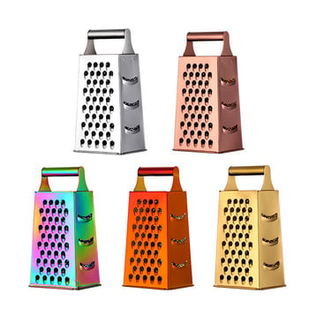 Rose Gold Πολυλειτουργικός τρίφτης Potato Masher Ricer Vegetable Fruits Tool Fruit Slicer Peeler Carrot Shredder Κουζίνα Gadgets