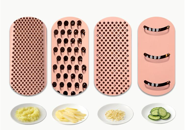 Răzătoare multifuncțională din aur trandafir Mașină de zdrobire de cartofi Mașină de zdrobire pentru legume Fructe Instrument Mașină de tăiat fructe Tocător de morcovi Dispozitive de bucătărie